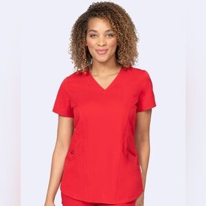 Ava Terese red size large scrub top
